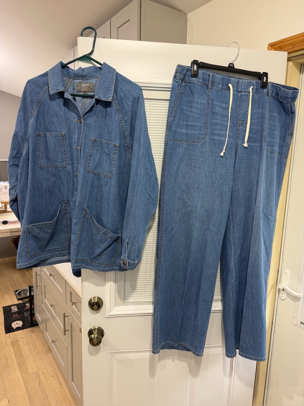 Torrid Denim Jacket & Drawstring Jeans Set